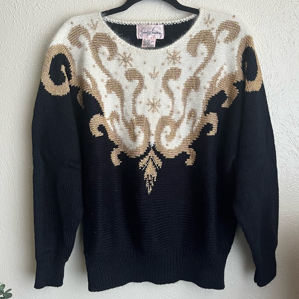 Vintage Beaded Sweater